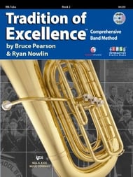 Tradition of Excellence Book #2 Tuba band method book cover